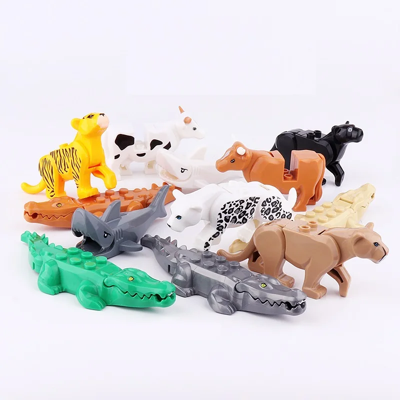 Animal Shark Cattle Crocodile Dinosaur Tiger Bear City Zoo P