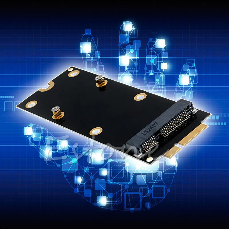 7 + 17 Pin mSATA SSD на SATA адаптер карта для 2012 MacBook Pro A1398 A1425 MC976 C26|ssd to sata|ssd ssdssd for macbook pro |