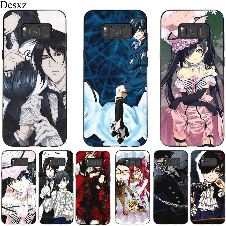 TPU Mobile Phone Case For Samsung A10 A20 A30 A40 A50 A60 A70 A7 A8 A9 A6 A5 A3 J6 Cover Anime Black Butler Kuroshitsuji Shell | Мобильные
