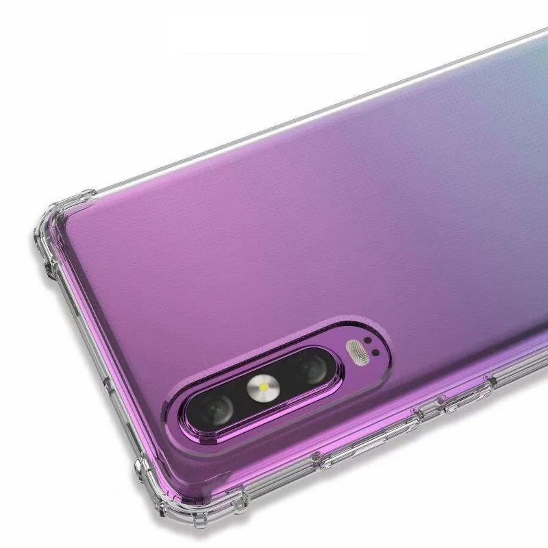 Защитный противоударный бампер силиконовый чехол из ТПУ для Huawei P20 Pro P30 P10 мягкий