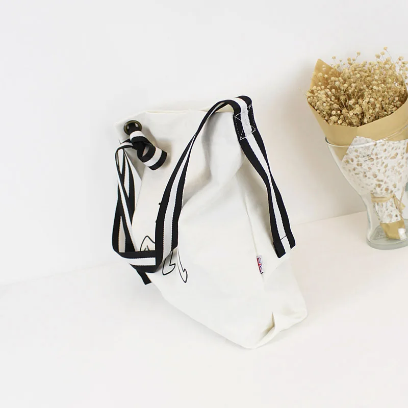 Женская Холщовая Сумка на плечо очень Большая вместительная сумка с буквами