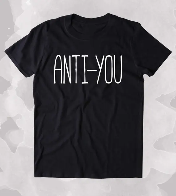 Противоударная рубашка забавная саркастическая одежда Tumblr T-shirt-B511 | Женская