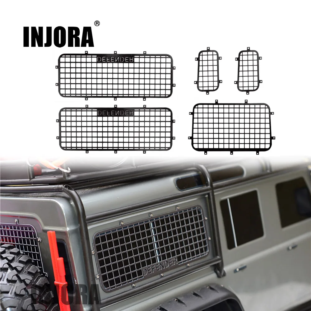 INJORA TRX4 T4 металлическая сетка для окна защитная 1/10 RC Гусеничный автомобиль Traxxas Trx 4