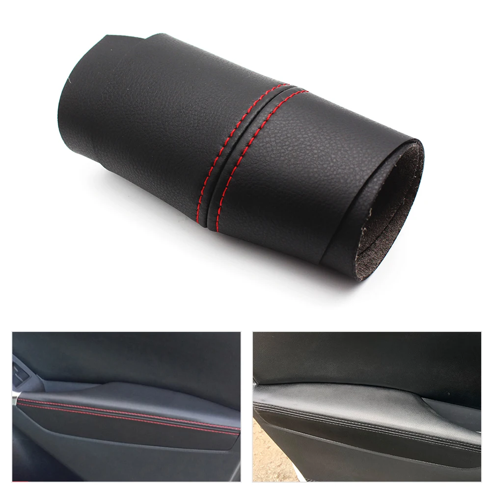 

2PCS Microfiber Leather Door Panel Armrest Cover Waterproof Dust-proof Guards Protective Trim for Mazda CX-5 2012 2013 2014 2015