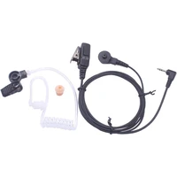 1 pin 2 5mm air tube earpiece ptt mic headset for motorola tlkr t3 t4 t5 t6 mh230r fr50 t6200c mth800 mth850 hytera tc310 radio