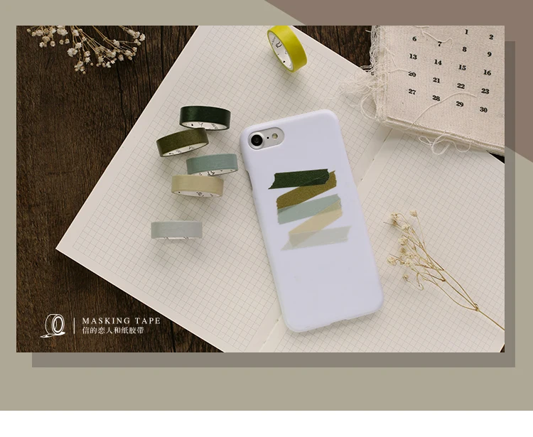 MyPretties 10 мм х 3 м х 6 шт/набор Morandi 12 цветов декоративный набор маскировочной клейкой ленты наклейки для скрапбукинга Сделай Сам планировщик этикетка наклейка