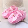 Мокасины для новорожденных девочек летние Нескользящие туфли с мягкой подошвой