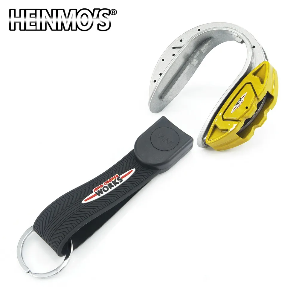 Cover and Rope Gold Для MINI Cooper Countryman F60 JCW Clubman F54 F55 F56 F57 автомобильный чехол для дистанционного ключа, оболочка, аксессуары для укладки MINI F60 - Название цвета: Cover and Rope Gold