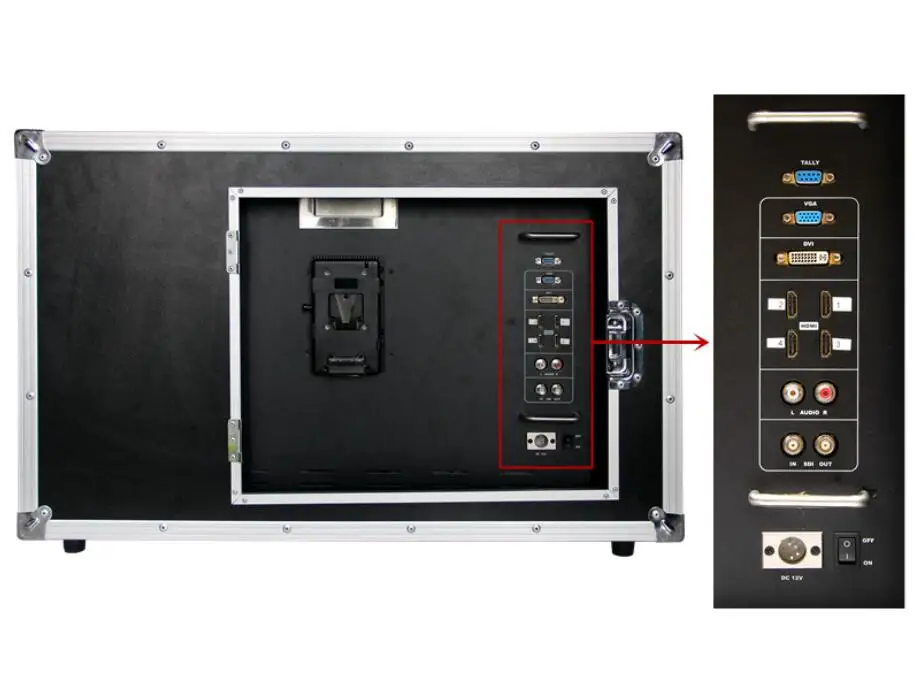 LILLIPUT BM280 2" 3840*2160 широковещательный монитор 3g SDI 4 K Ультра HD монитор SDI HDMI TALLY монитор для камеры