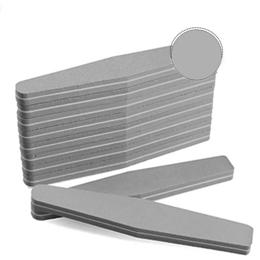 Gray-1pc Горячие 1 шт пилки для ногтей шлифовальный полировщик для педикюра и маникюра Профессиональный Уход за ногтями двухсторонний Профессиональный портативный инструмент для красоты - Цвет: Gray-1pc