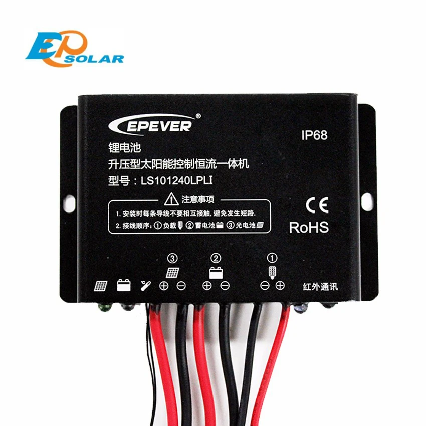 EPSOLAR LS101240LPLI 10A 12В контроллер солнечного зарядного устройства IP67