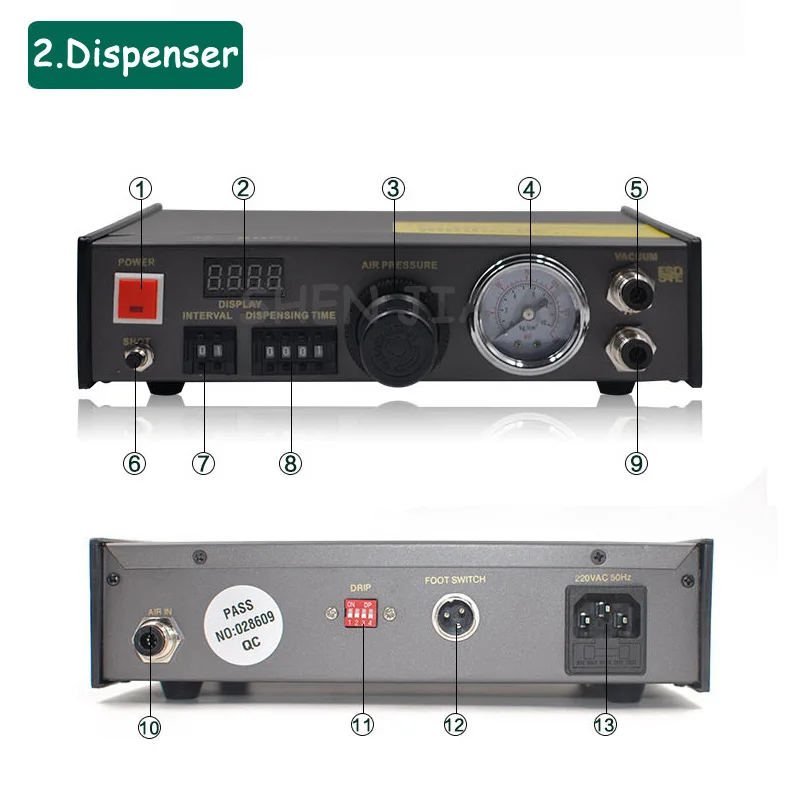 MY-2000 двойной жидкостный диспенсер AB автоматическая разливочная машина 5л