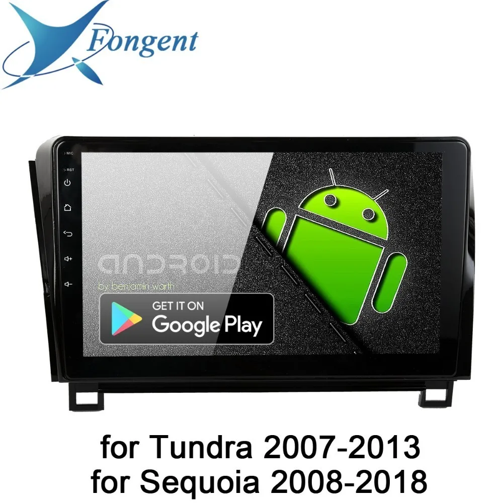 Android 9,0 автомобиль радио для Toyota Tundra 2007 2009 2010 2011 2012 2013 Sequoia 2008 мультимедиа 10," ips