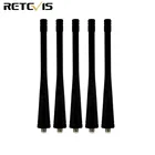 Антенна SMA-F UHF 400-480 МГц для Retevis H777 Baofeng 888S BF-666S 777S, трансивер для рации J9104D, 5 шт.