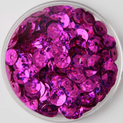 Laser rose red Блестки, 6 мм, чашка, ПВХ, блестки, лазерная позолота, блестки, блестки для рукоделия, швейная одежда, сумки, обувь, DIY украшения, 1200 шт, 20 г - Цвет: Laser rose red
