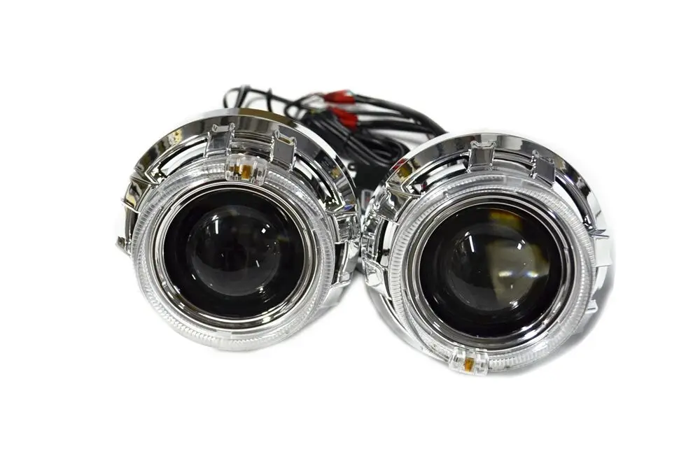 3,0 дюймовый спрятанный проектор bixenon объектив СВЕТОДИОДНЫЙ ангельские глазки комплект кожухов q5 d1 Bluetooth приложение управление RGB светодиодный ангельские глазки меняющая цвет маска
