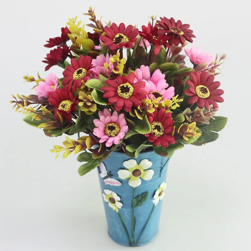 Flone милый искусственный цветок в виде ромашек Европейский стиль масляная