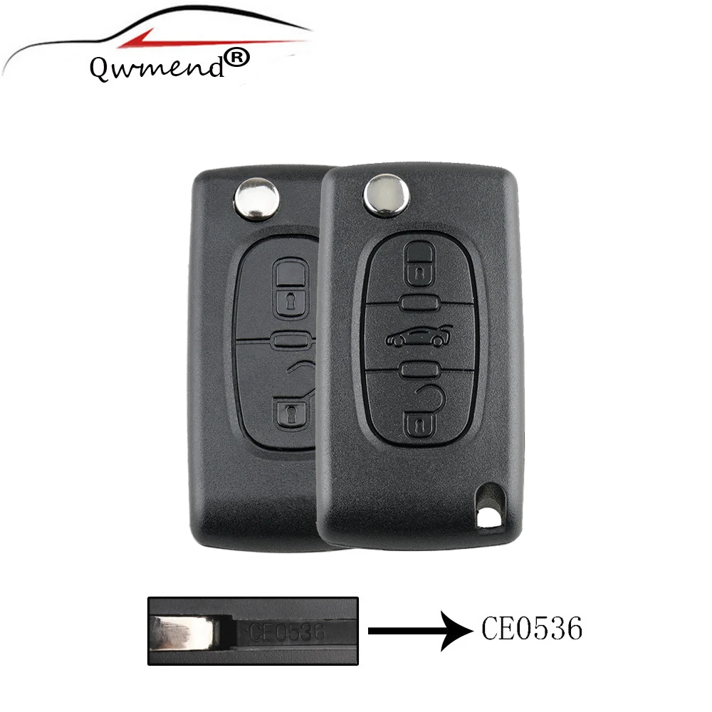 Чехол для ключа Citroen C1 C2 C3 C4 C5 Berlingo Picasso Peugeot 107 108 207 208 307 308 408|Ключ от авто| |