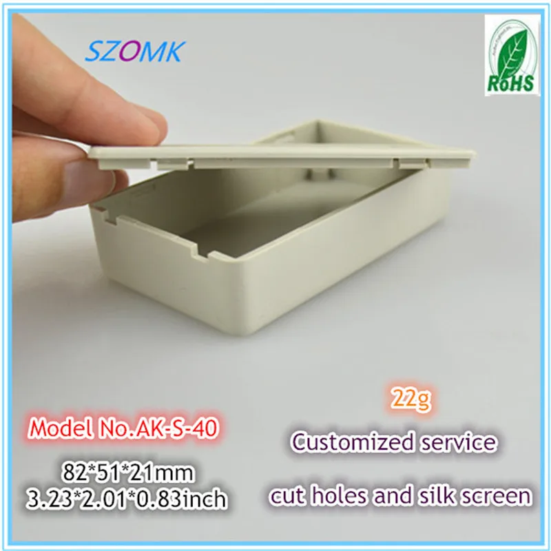 1 шт. Новая поставка маленькая пластиковая коробка переключателя 82x51x21 мм корпус