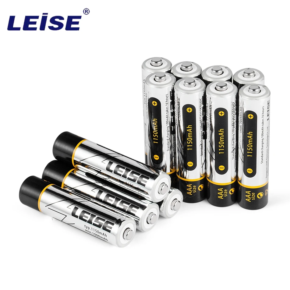 Leise Новый 1 2 v 1150mah никель металл гидридный аккумулятор aaa Ni MH для фонарика налобный