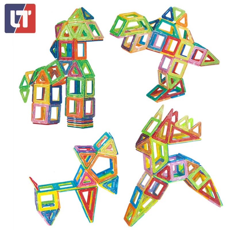 3D дизайнерские магнитные строительные блоки мини-набор детские развивающие