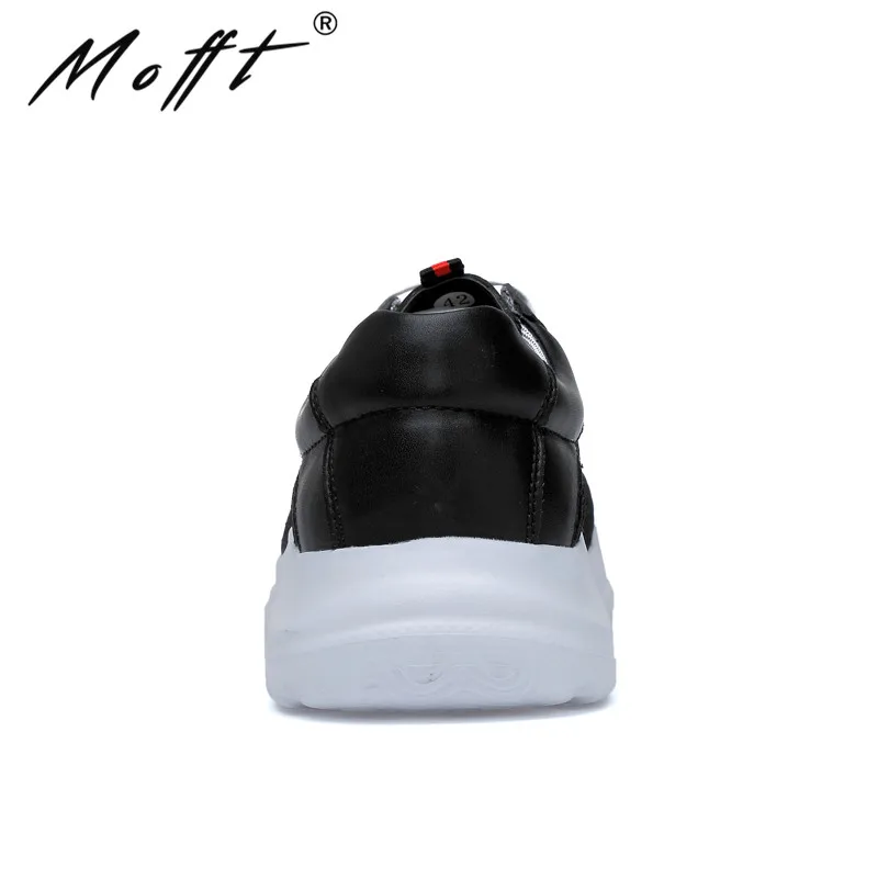 MOFFT мужские кожаные дышащие кроссовки повседневная обувь Легкие туфли на плоской