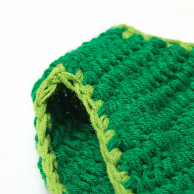 Милые наряды для новорожденных От 0 до 3 месяцев теплые вязаные стручки ручной