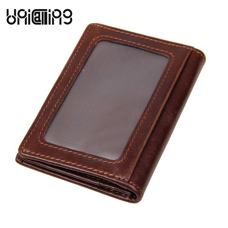 Держатель для кредитных карт из натуральной кожи высокое качество натуральная