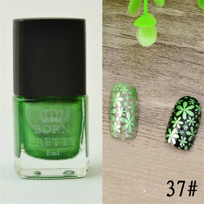 BORN PRETTY 6 мл Лак для штамповки отклеивающийся лак для ногтей латексный 25 цветов лак для ногтей пластина для печати лак для штамповки DIY Инструменты для дизайна ногтей