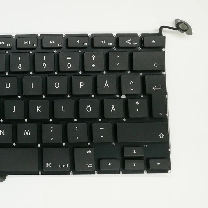 5 шт. новая шведская клавиатура с подсветкой для Macbook Pro 13 &quotA1278 2009 2010 2011 2012 лет |