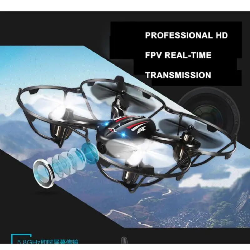 JJRC H6D Радиоуправляемый Дрон HD камера 200 Вт FPV пульт ДУ детские игрушки 360 прокатки 5