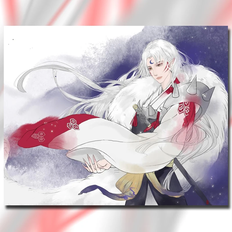 Алмазная картина японский мультфильм комикс Inuyasha diy вышивка продажа украшения