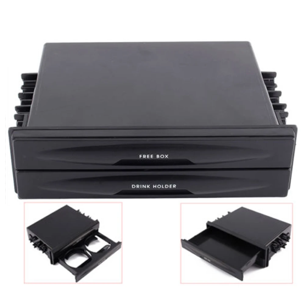 Хранение пластиковое радио карман Универсальный с ящиком держатель чашки для
