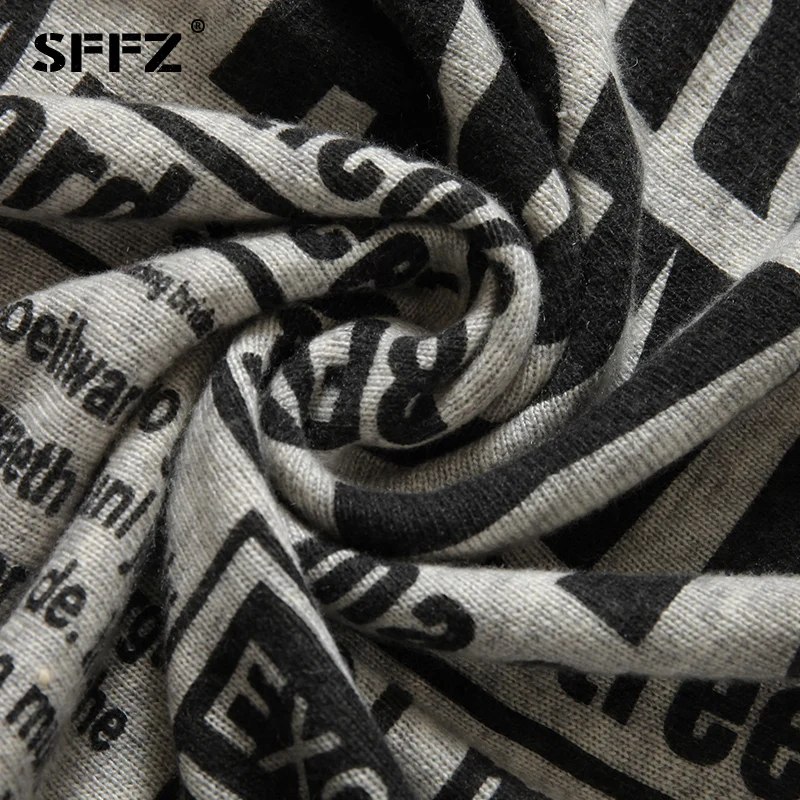 Женское шерстяное платье-свитер SFFZ Повседневное трикотажное платье большого