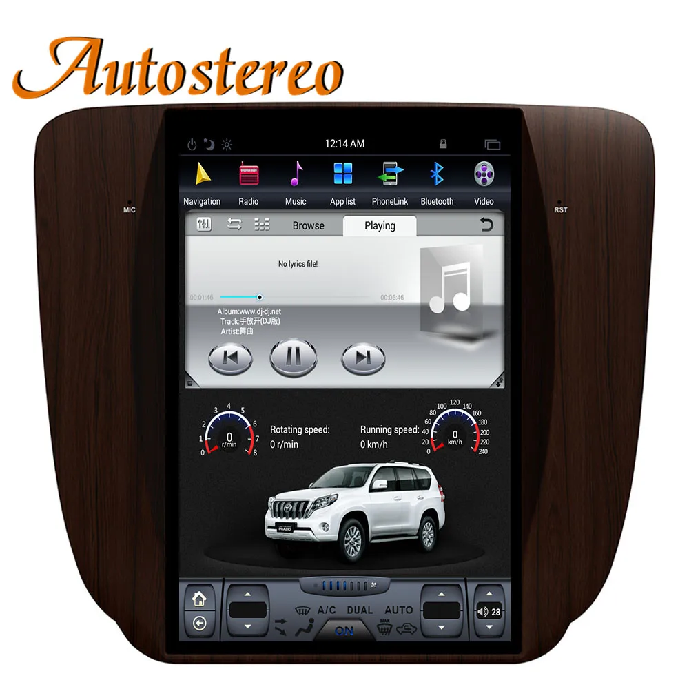 Android 7 Tesla стиль автомобиля gps навигация для GMC Yukon 2007-2011/деревянный головное устройство Мультимедиа Радио магнитофон ips без DVD авто