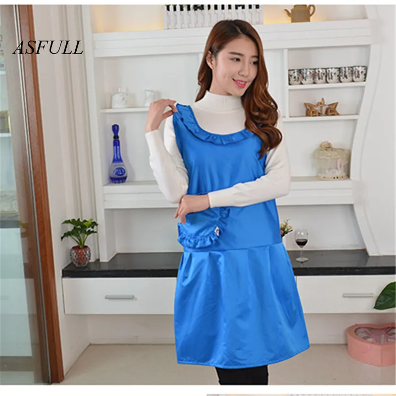 ASFULL 2017 Новый фартук в Корейском стиле рабочая одежда кухонные принадлежности