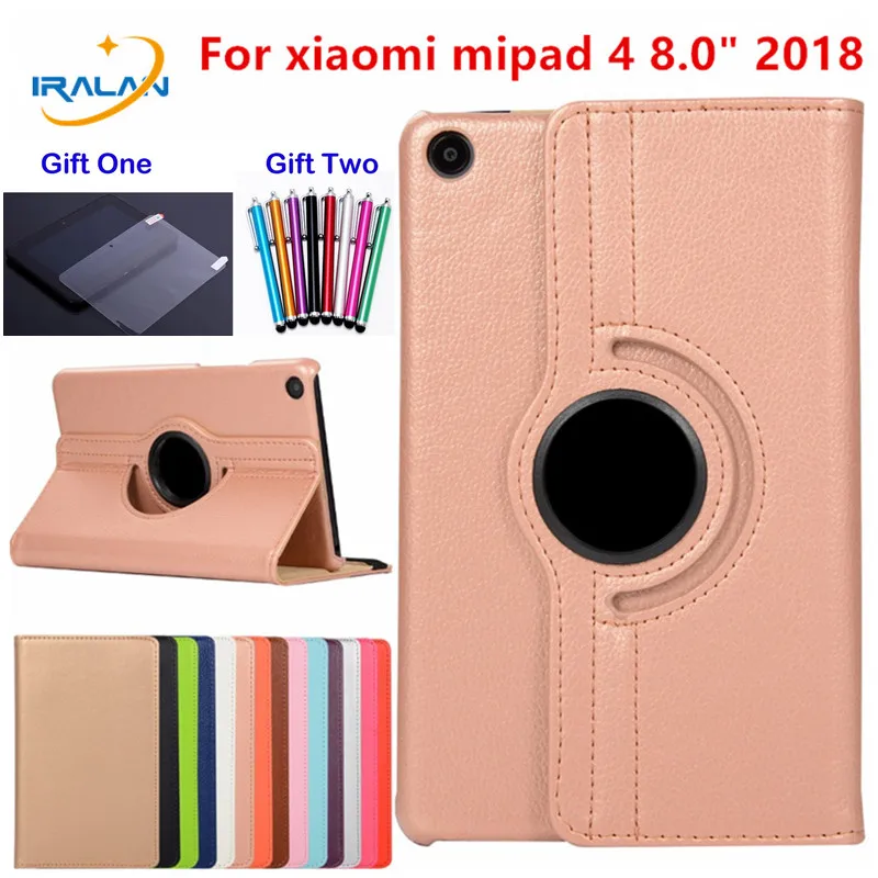 2018 Новый 360 градусов вращающийся Флип PU кожаный чехол для Xiaomi MiPad 4 Mi Pad Pad4 8 0
