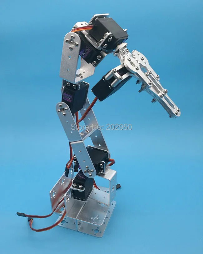 1 комплект Arduino Robot 6 dof алюминиевый набор для крепления на зажиме механическая