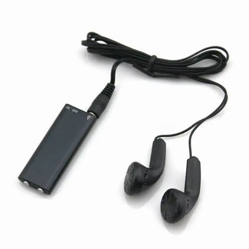 Долгое время записи 8 Гб цифровой Аудио Диктофон USB флэш-накопитель mp3-плеер самый маленький в мире