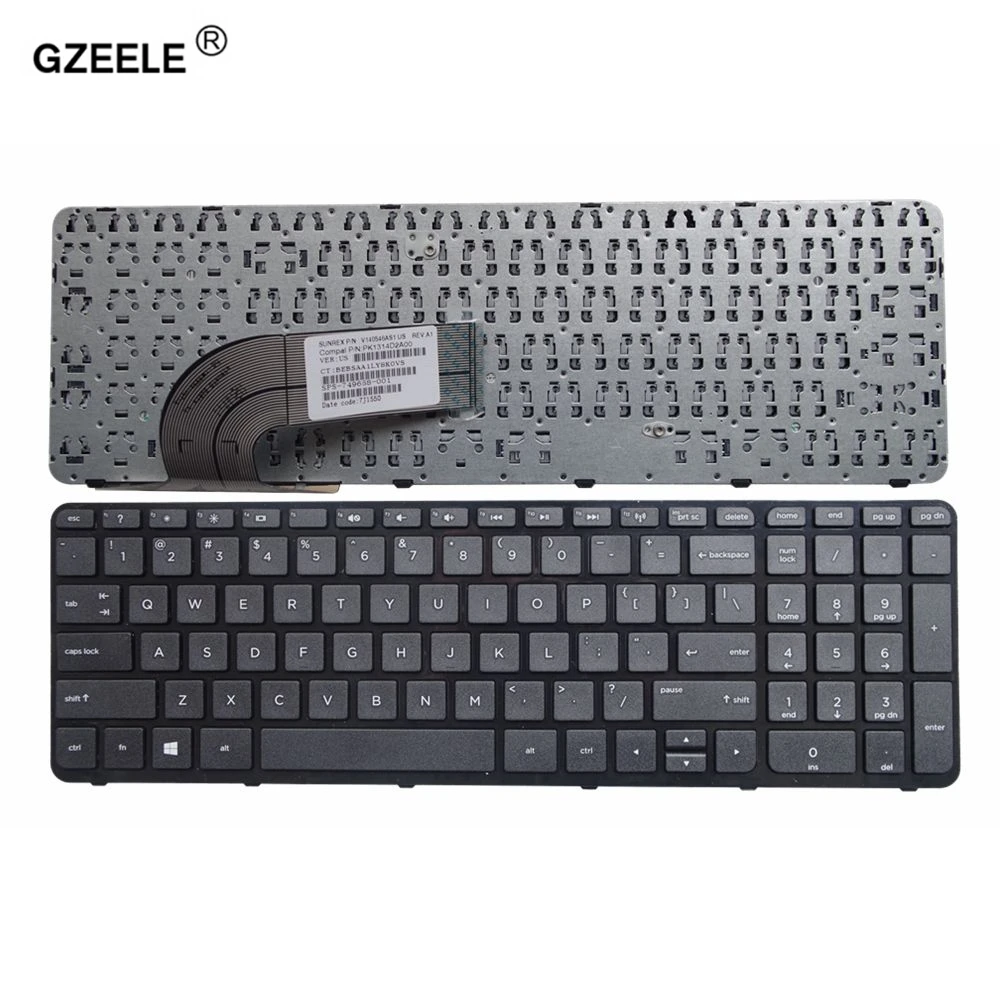 

Клавиатура GZEELE для ноутбука HP 15-f211wm 15-f272wm 15-f278nr 15-f233nr 15-f224wm 15-f222wm 15-f223wm 15-f224wm