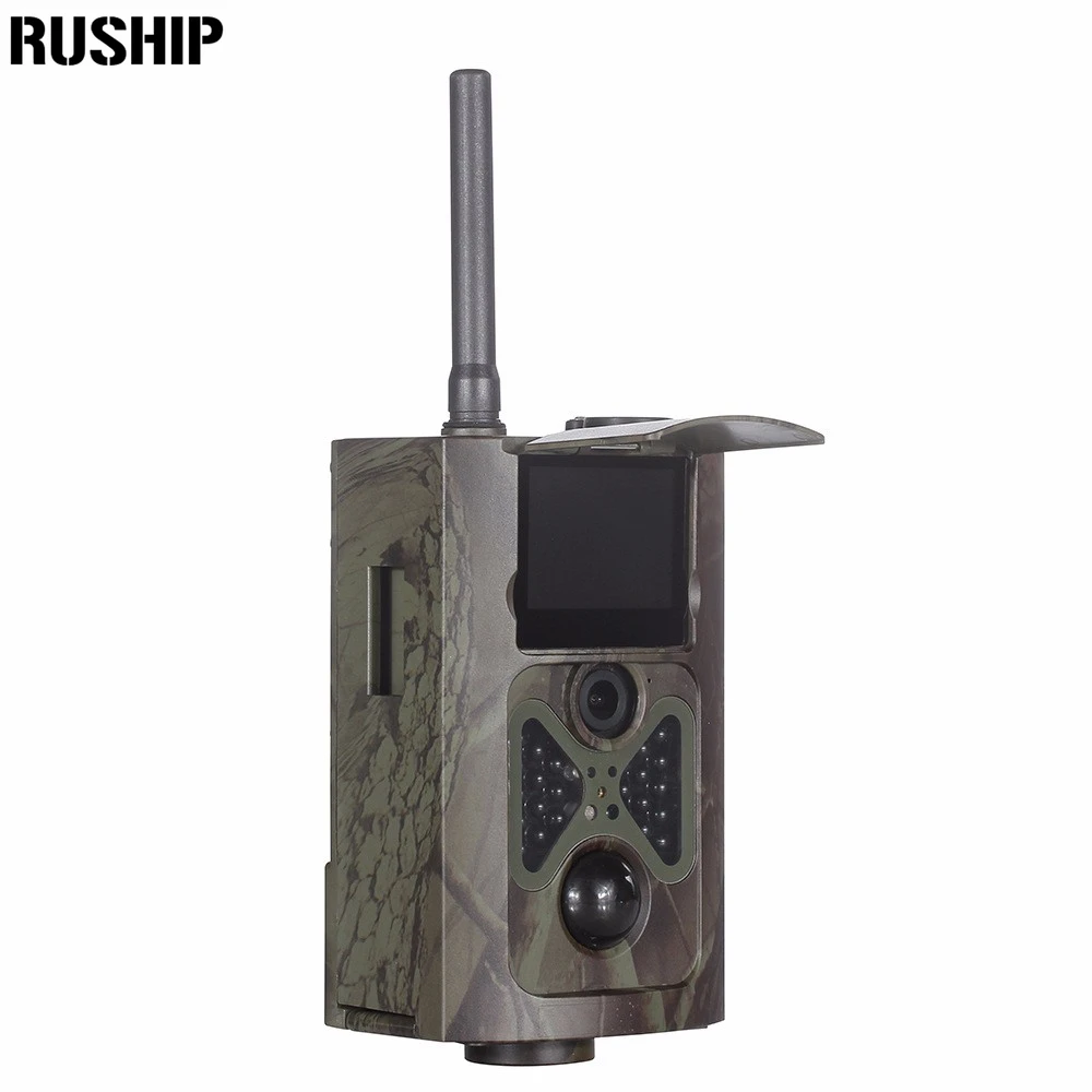 Охота Камера HC500M HD 12MP Trail GSM MMS GPRS SMS Управление Скаутинг инфракрасный Дикая 1080 P