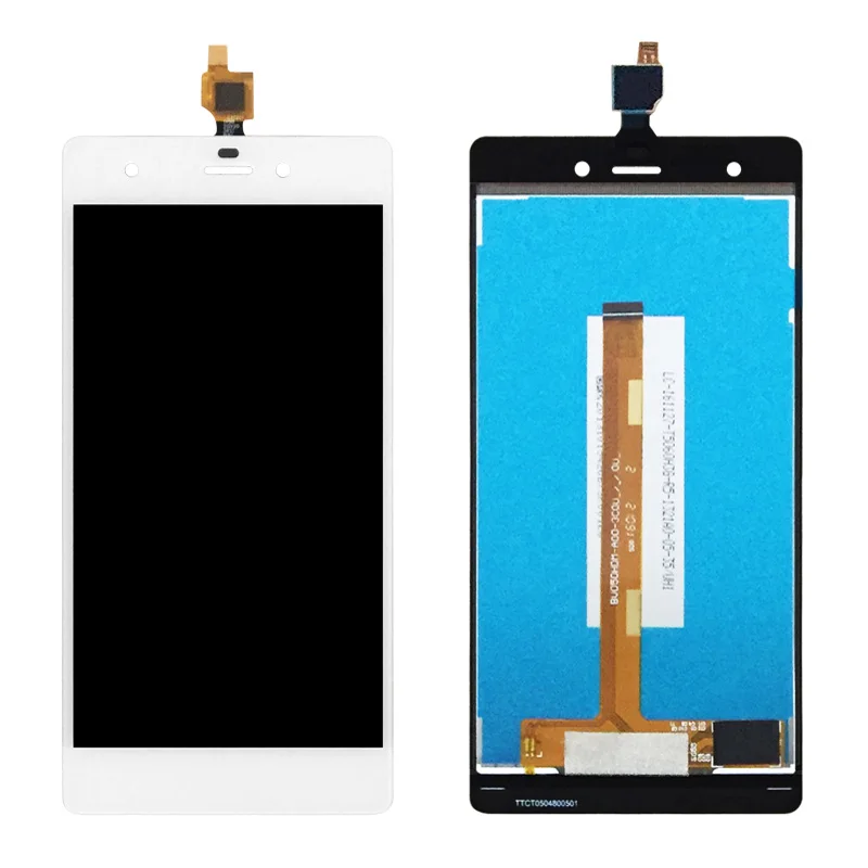 Кожаный чехол бумажник для Wiko Pulp 4G ЖК дисплей Дисплей кодирующий преобразователь