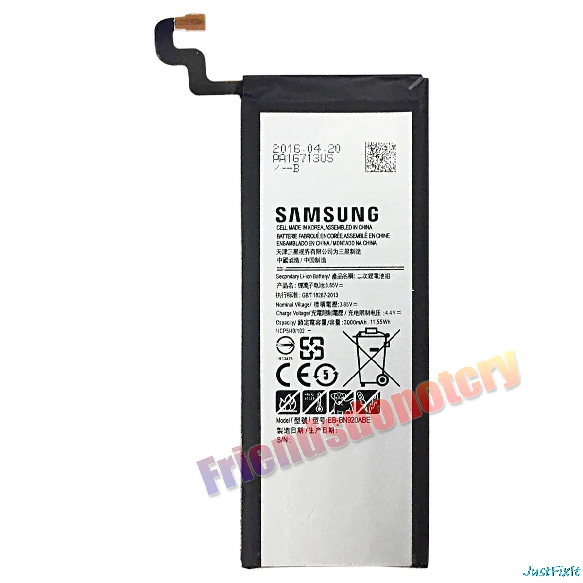 Новый оригинальный телефон Батарея EB BN920ABE для samsung GALAXY Note 5 N9200 N920t N920c Note5 SM N9208 3000 мА
