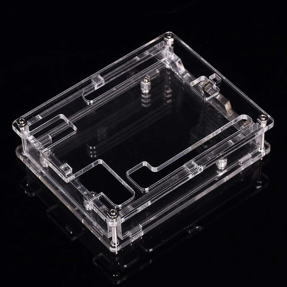 Прозрачный акриловый чехол Aokin для Uno R3 прозрачный совместимый с Arduino UNO