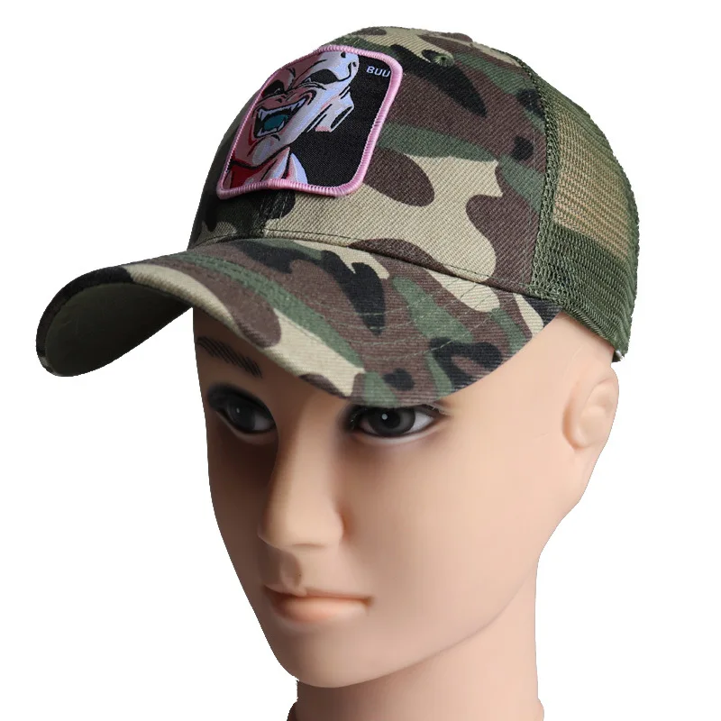 COLOR 40 Новая брендовая бейсбольная кепка Goku Dragon Ball Snapback, Высококачественная хлопковая кепка для мужчин и женщин в стиле хип-хоп, шляпа для папы, сетчатая Кепка, Прямая поставка - Цвет: COLOR 40
