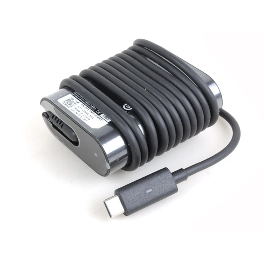 Универсальный USB C Type адаптер питания для ноутбука Dell XPS12 9250 Lat 7350 HA30NM150 5 V/20 V/2A/2.25A 45W