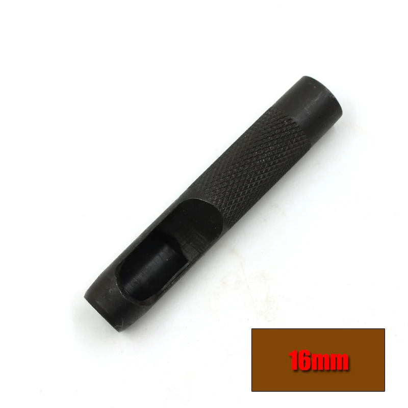 16mm 1 шт., набор кожаных круглых отверстий для рукоделия, дырокол, инструменты для пробивания, сверления, ушко, дырокол, инструмент для рукоделия, кожевенное ремесло - Цвет: 16mm