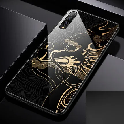 Xiaomi mi 9 Explorer прозрачный чехол жесткий 9h для redmi mi 9 mi 8 se lite 9 mi x 2 2s 3 note 7 задняя крышка из закаленного стекла - Цвет: Da Ye Shou