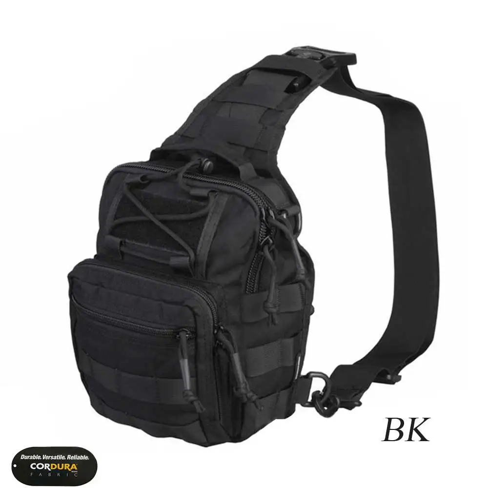 BK500D EMERSONGEAR тактический EDC мешок из кордуры Военный Спортивный Ровер слинг сумка нагрудная Сумка для кемпинга пешего туризма треккинга EM8340 - Цвет: BK500D