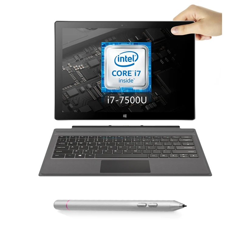 VOYO i7plus 7th Gen i7 7500U VOYO 2в1 планшетный ПК ноутбук 16 Гб ОЗУ 512 г SSD ips сенсорный экран Лицензия Win10 с клавиатурой и ручкой - Комплект: add keyboard and pen